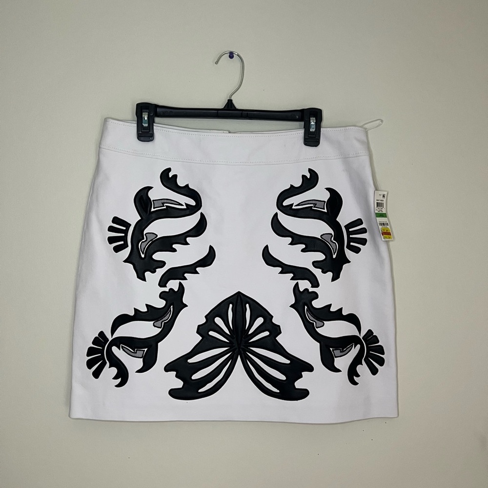 INC leather skirt